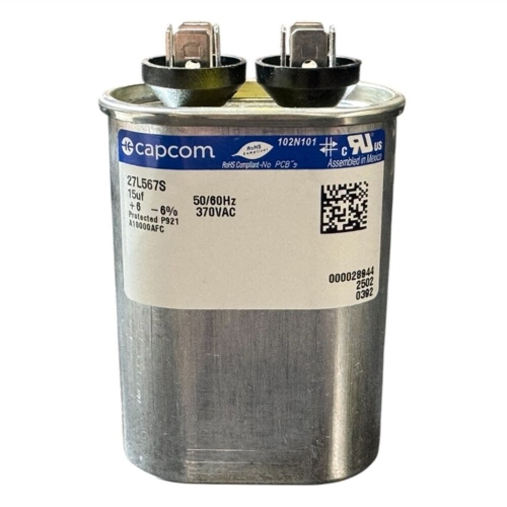 New Capcom Genteq 27L567 Motor Run Capacitor 15µf 370VAC